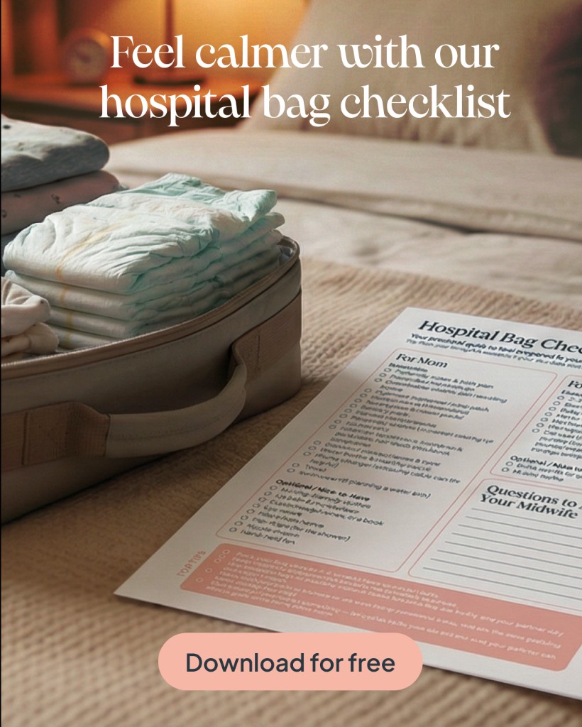 Lead magnet — alternate creative for midwife or obstetrician appointment prep guide